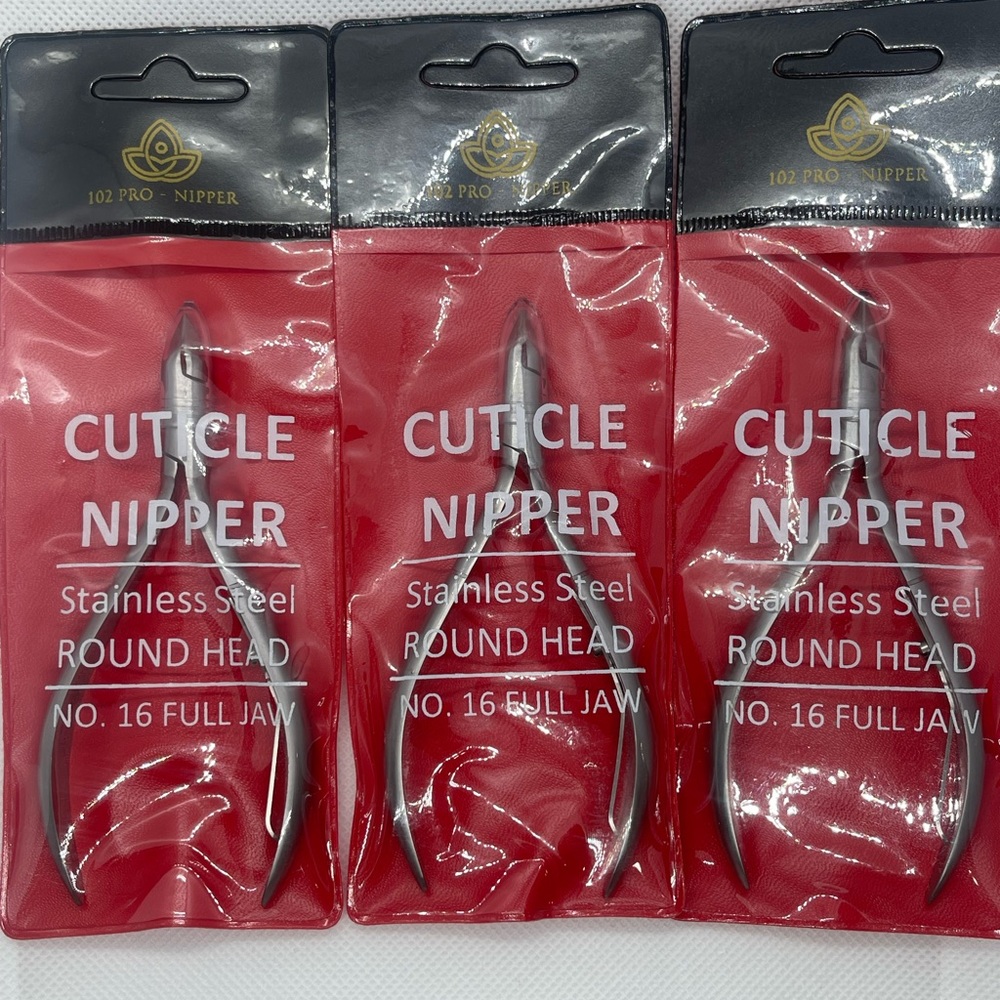 102 Pro Nipper Extra Sharp Stainless Steel Sz 16 Round Head. Lot of 3